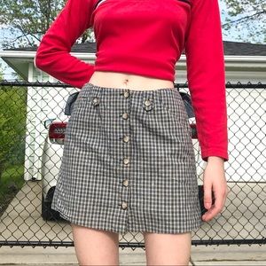 Plaid Skort